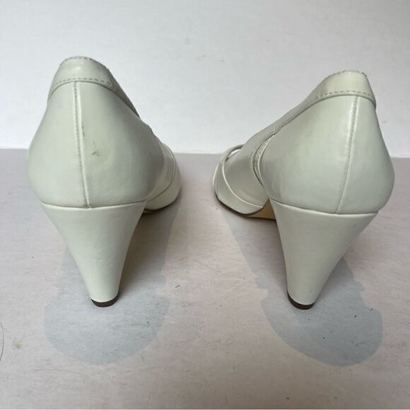 Easy Street Women's Pumps Cream Slip On Open Toe 11M - Picture 5 of 9